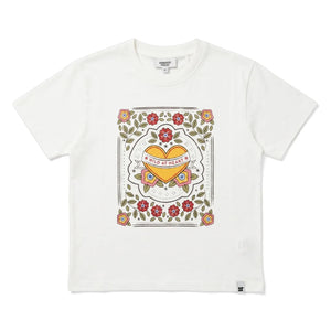 Hundred Pieces - Luna Wild at Heart Tişört | Kirli beyaz