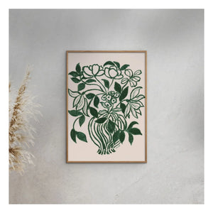 Poster and Frame - Still Life in Green posteri