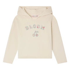 Bonpoint - Carmine Organic Cotton Hoodie Sweatshirt | Chalk