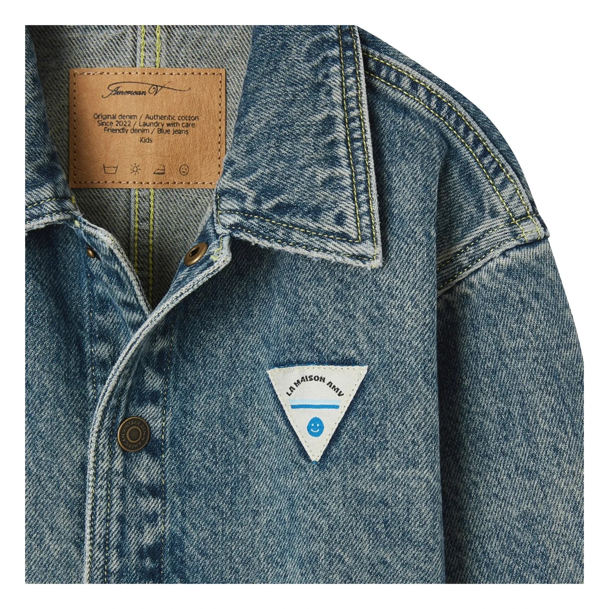 American Vintage - Joybird Denim Ceket | Taş yıkama denim
