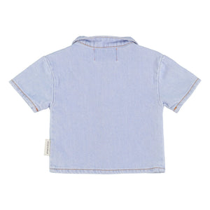 Piupiuchick - Denim Shirt | Denim Blue