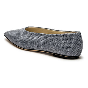Odare - Blaue Bast-Ballerinas Bilbao