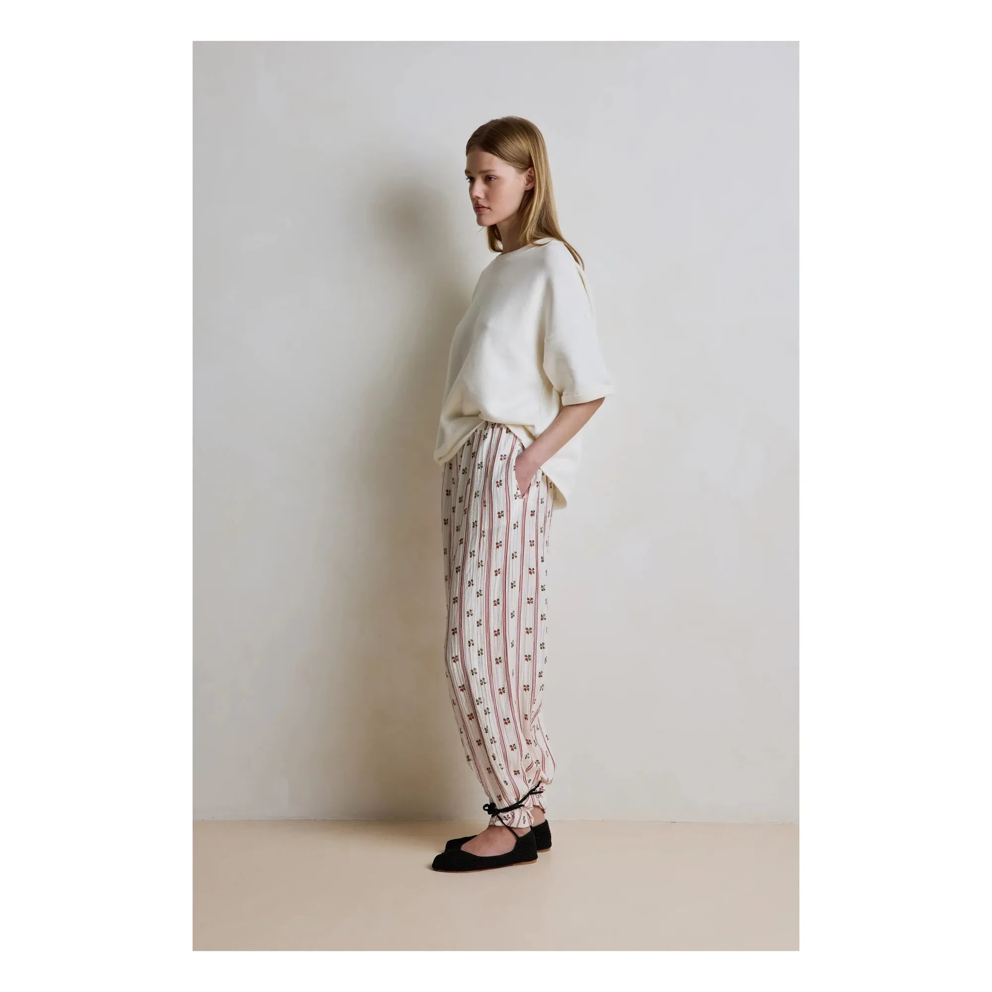 Hod - Solange Pamuk-Sweatshirt | Creme
