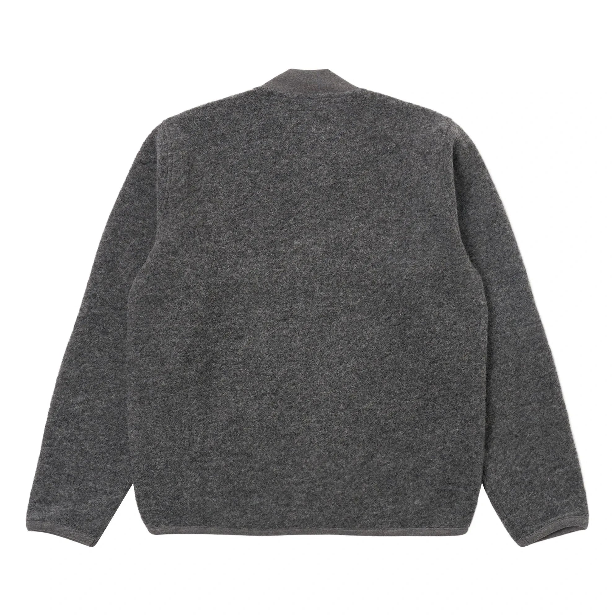 Universal Works - Yün Fermuarlı Bomber Ceket | Gri