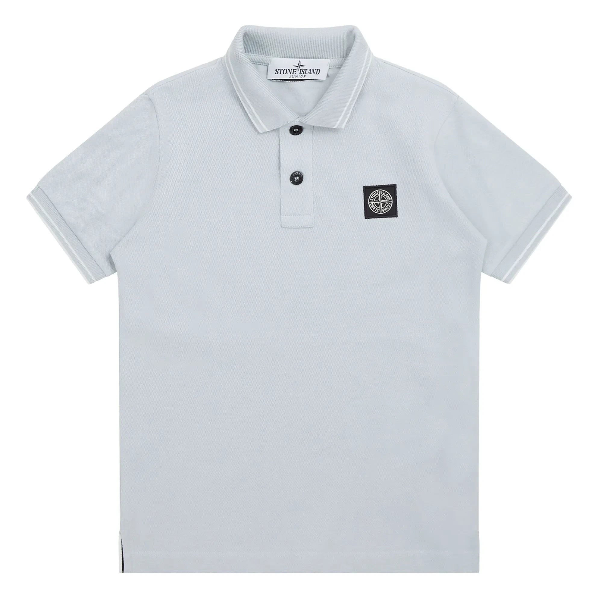 Stone Island - Hellblaues Polo-Logo