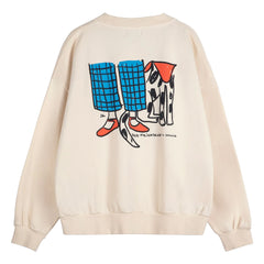 Bobo Choses - Dog Friends Organic Cotton Sweatshirt | Ecru