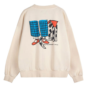 Bobo Choses - Dog Friends Organic Cotton Sweatshirt | Ecru