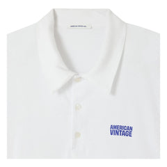 American Vintage - Ample Polo Collar T-Shirt | White