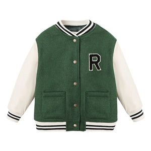 Rylee + Cru - Yeşil Varsity ceket