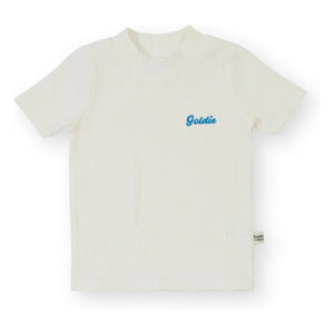 Goldie + Ace - Goldie fitilli T-shirt | Beyaz