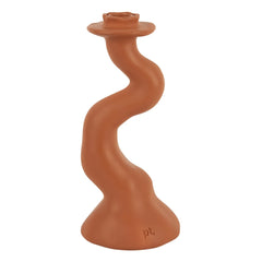 Present Time - Organik Spiral Mumluk - M | Terracotta