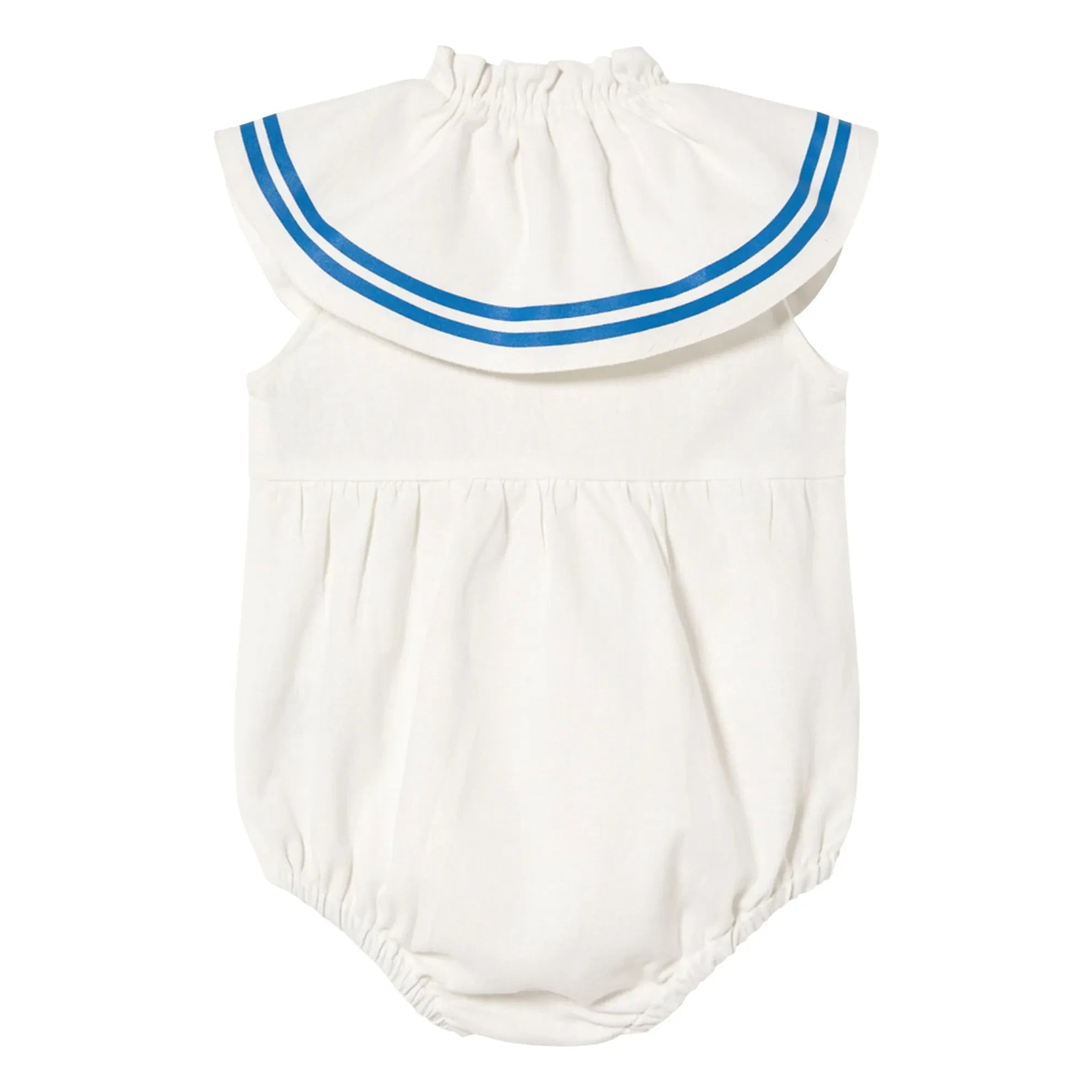 Tinycottons - Leinen-Rüschen-Body | Weiß