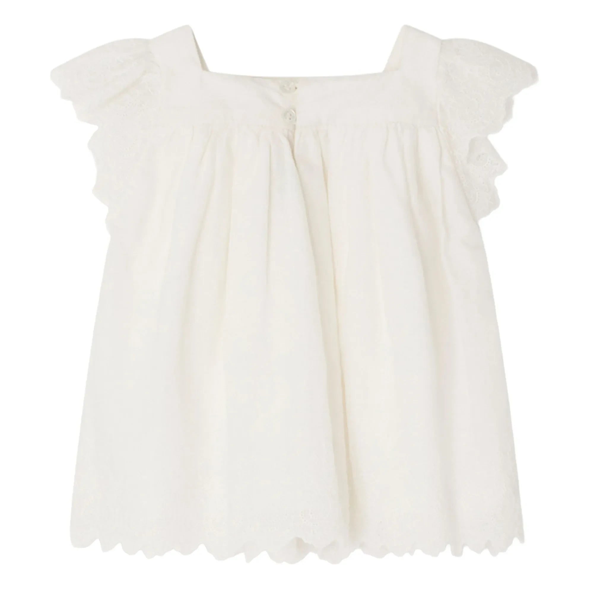 Bonpoint - Layli Organic Cotton Blouse | White