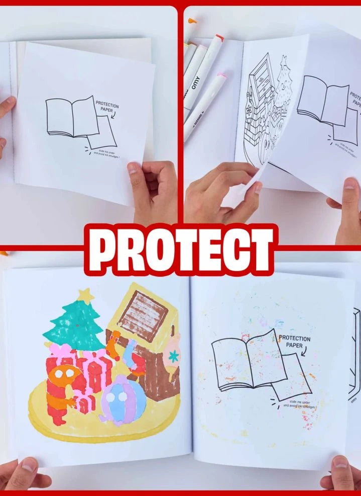 أومي - كتاب تلوين عيد الميلاد