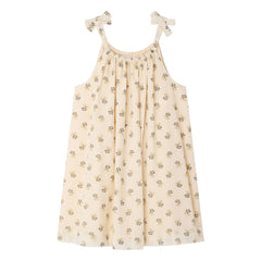 Bonpoint - Eloise Fleurie Kleid aus Bio-Baumwolle | Ecru