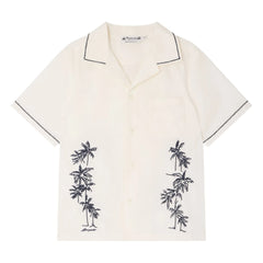 Bonpoint - Steve embroidered shirt Organic cotton | Cream