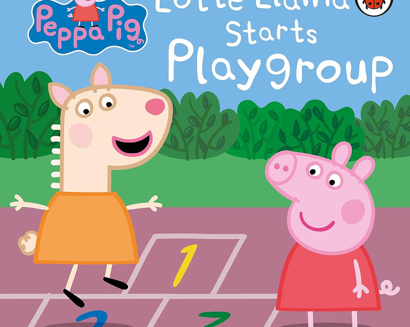 Dinossi - Peppa Pig Lotte se une al grupo de juego Llama Libro de cuentos en inglés