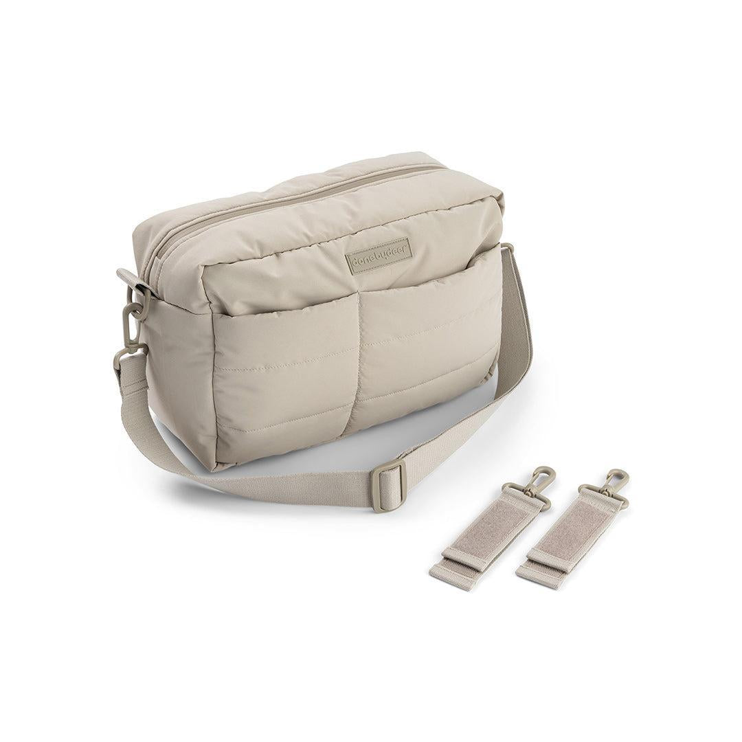 Done by Deer Quilted Stroller Bag - Beige-Changing Bags-Beige-One Size | Natural Baby Shower