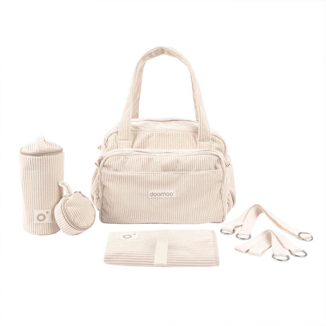 Doomoo Changing Bag - Fluffy Corduroy Beige-Changing Bags-Fluffy Corduroy Beige- | Natural Baby Shower