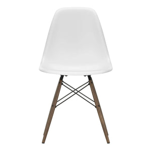 Vitra - DSW Kunststoffstuhl - Ahornuntergestell - Charles & Ray Eames | Weiß