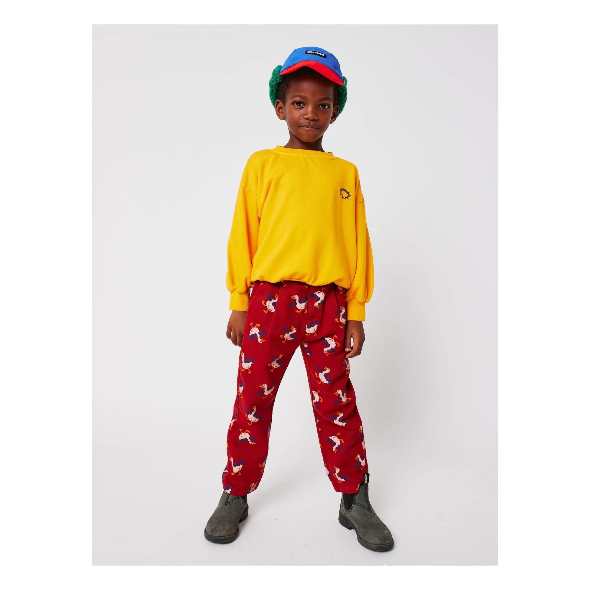 Bobo Choses - Duck Twill Pantolon | Kırmızı