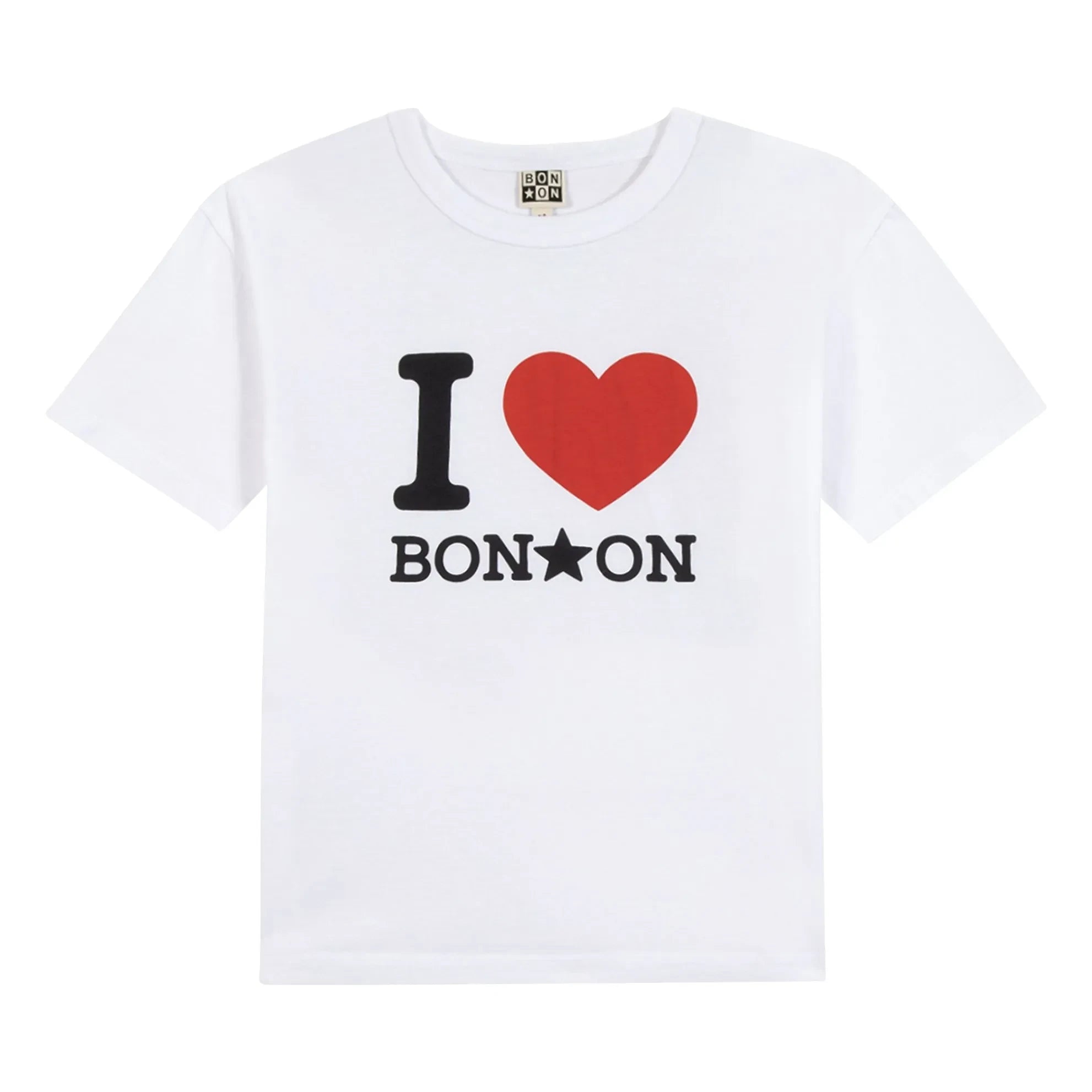 Bonton - Livo I Love Tişört | Beyaz