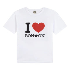 Bonton - Livo I Love Tişört | Beyaz