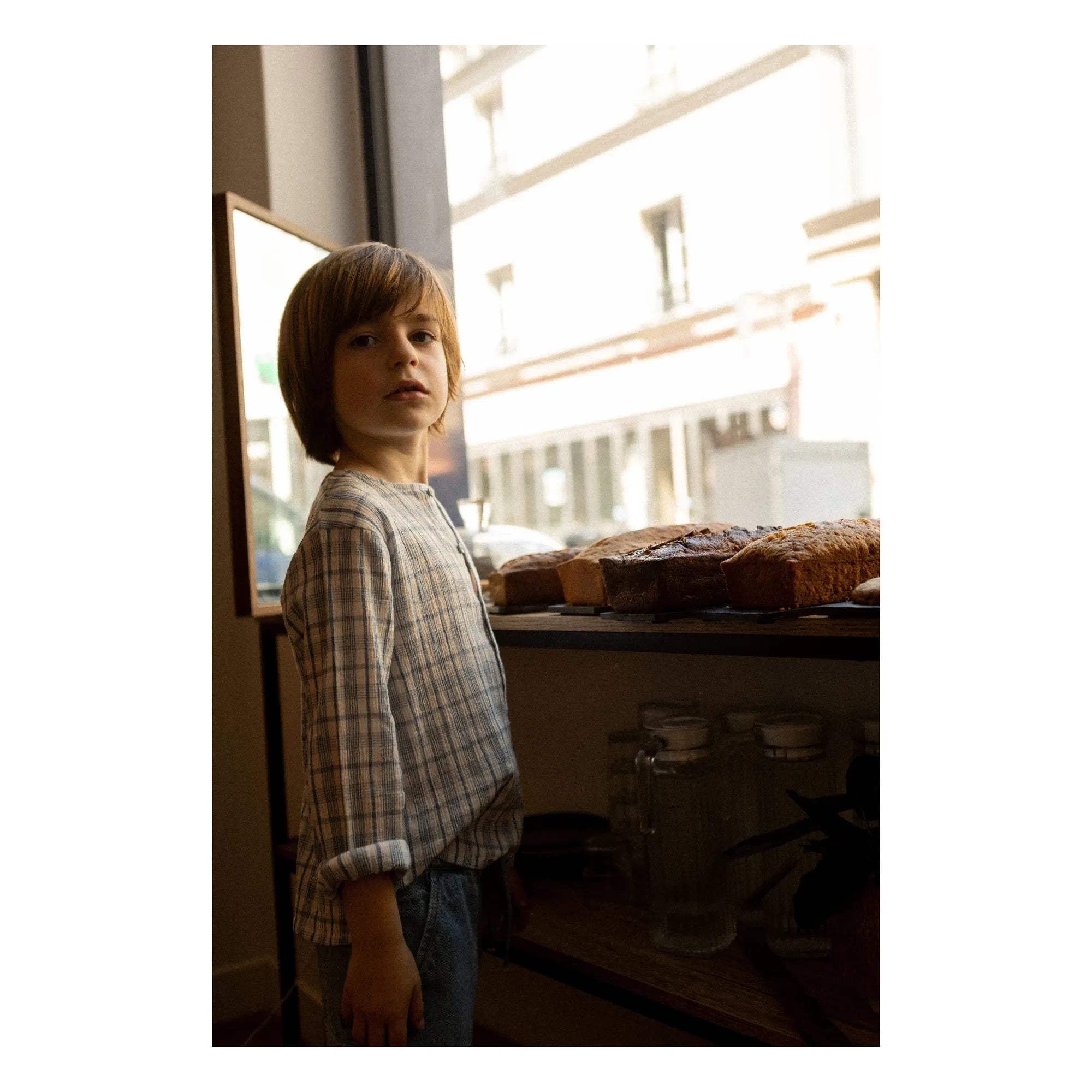 Louis Louise - Kurta Uncle Ekose | Mavi