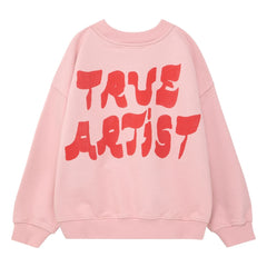 True Artist - Sweat N°11 True Artist Organic pamuk | Soluk Pembe