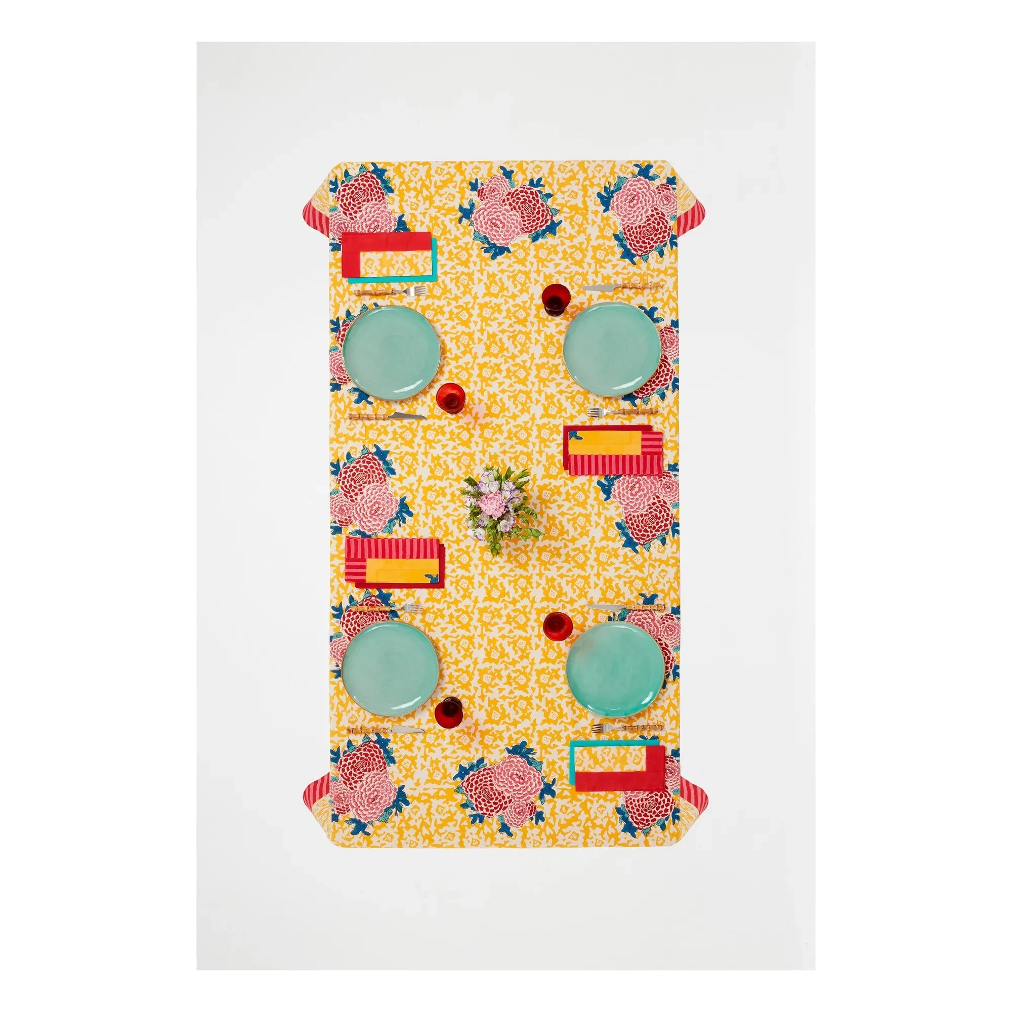 Lisa Corti - Arabesque Tablecloth Corolla | Yellow