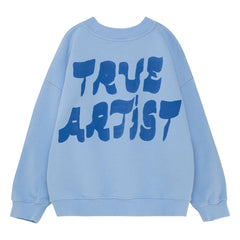 True Artist - Sweatshirt No.11 Bird Organic Cotton | Light Blue