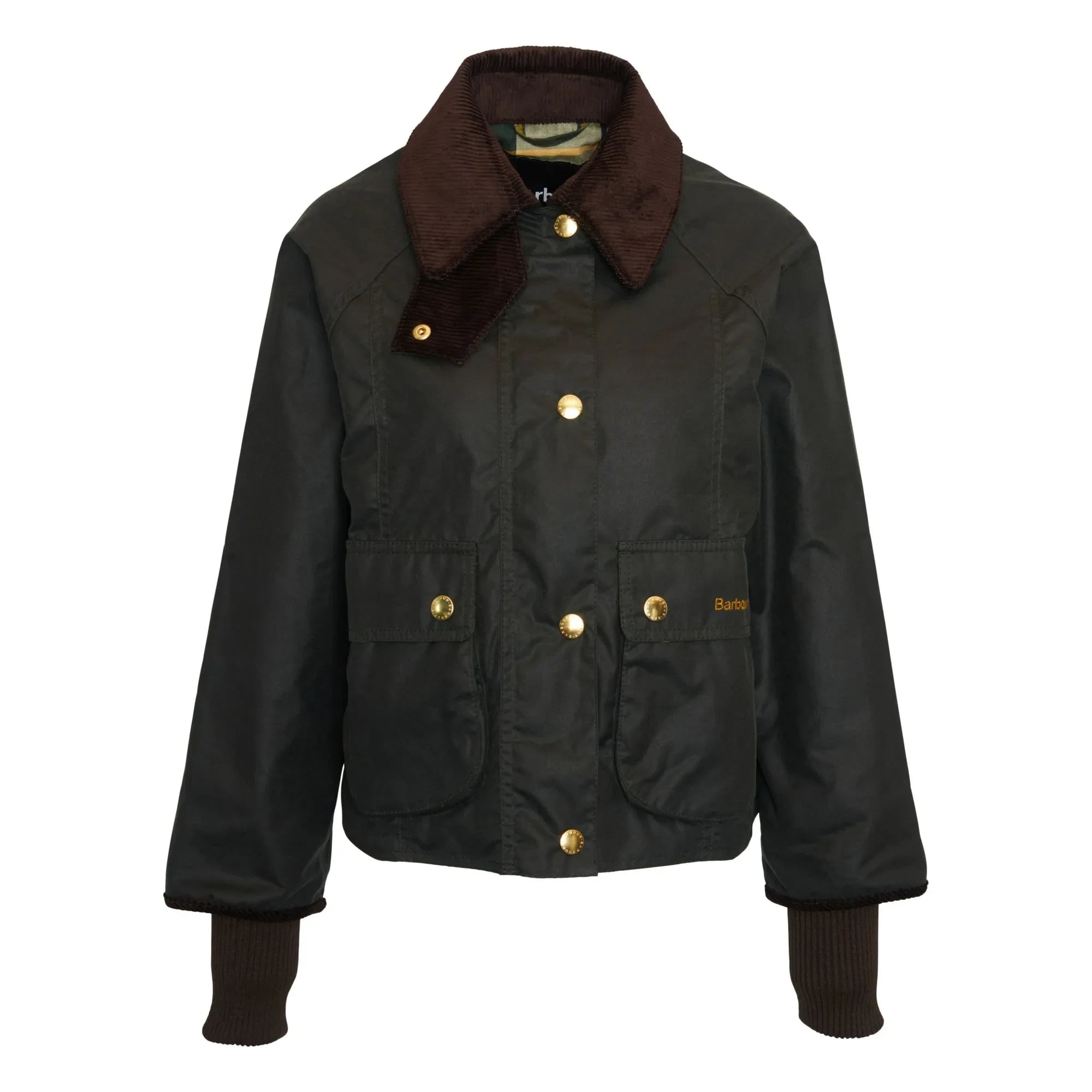 Barbour - Beadnell Kısa Mumlu Ceket | Adaçayı