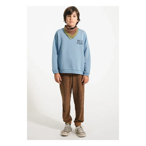 Piupiuchick - Rock Stars organik pamuklu sweatshirt | Mavi