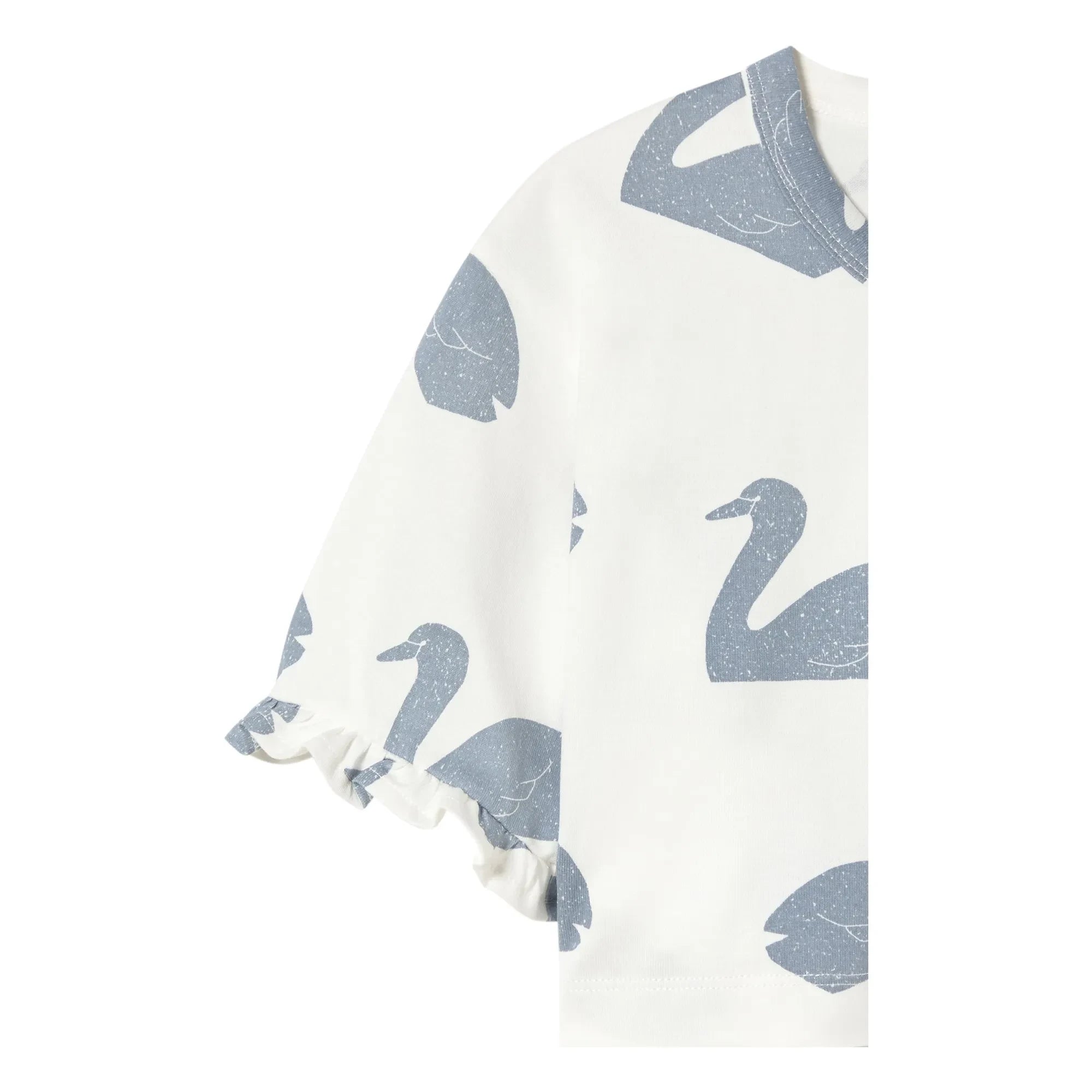 Tinycottons - Organic cotton swans T-shirts | White