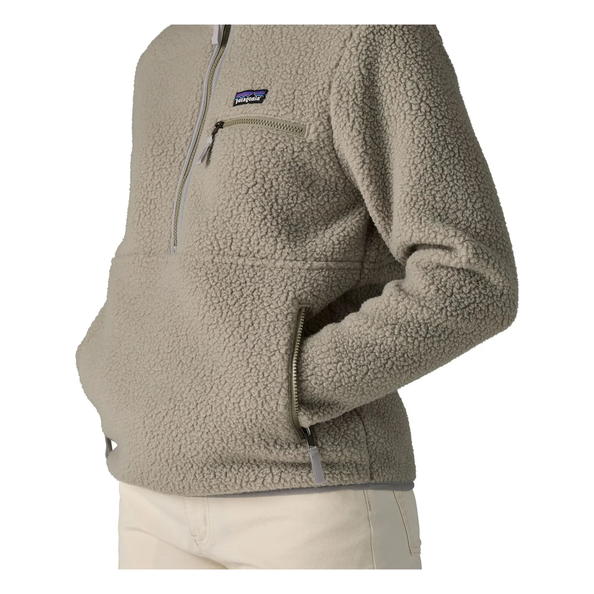 Patagonia - Retro Polar Polar Marsupial Geri Dönüştürülmüş Lifler | Açık gri