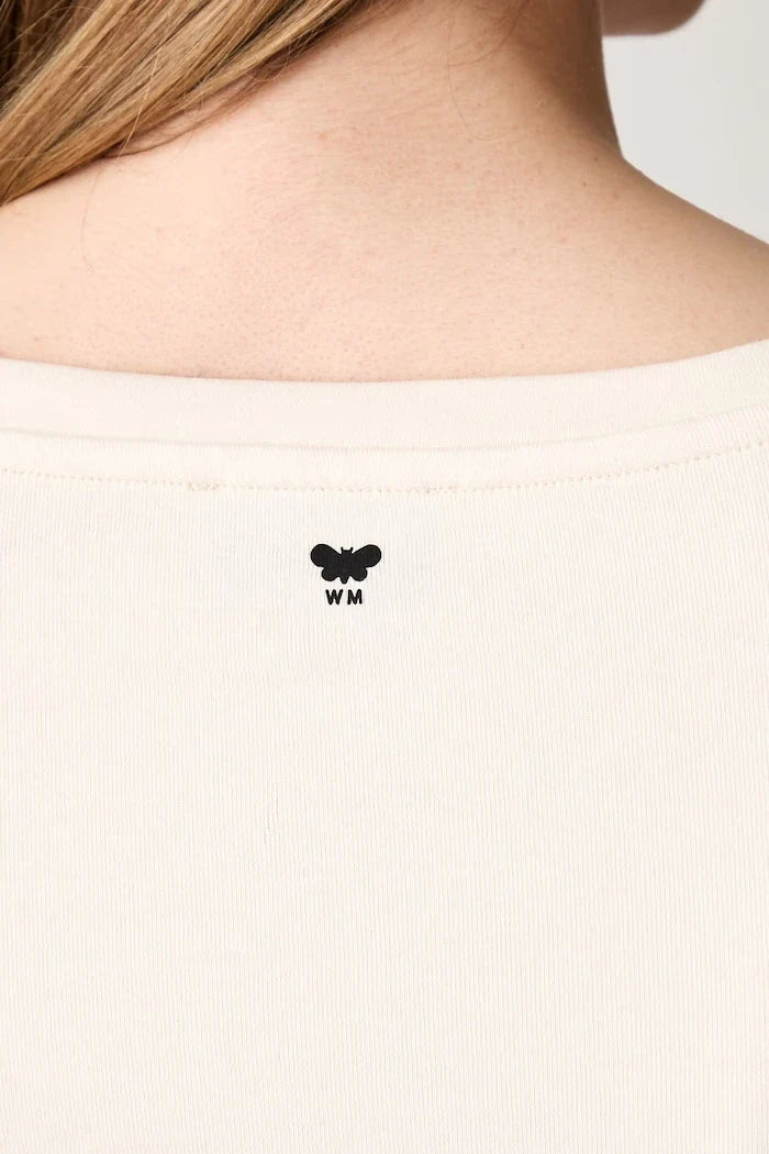 Weekend Max Mara basic kadın pamuklu elastan T-shirt WKDMULTIJ