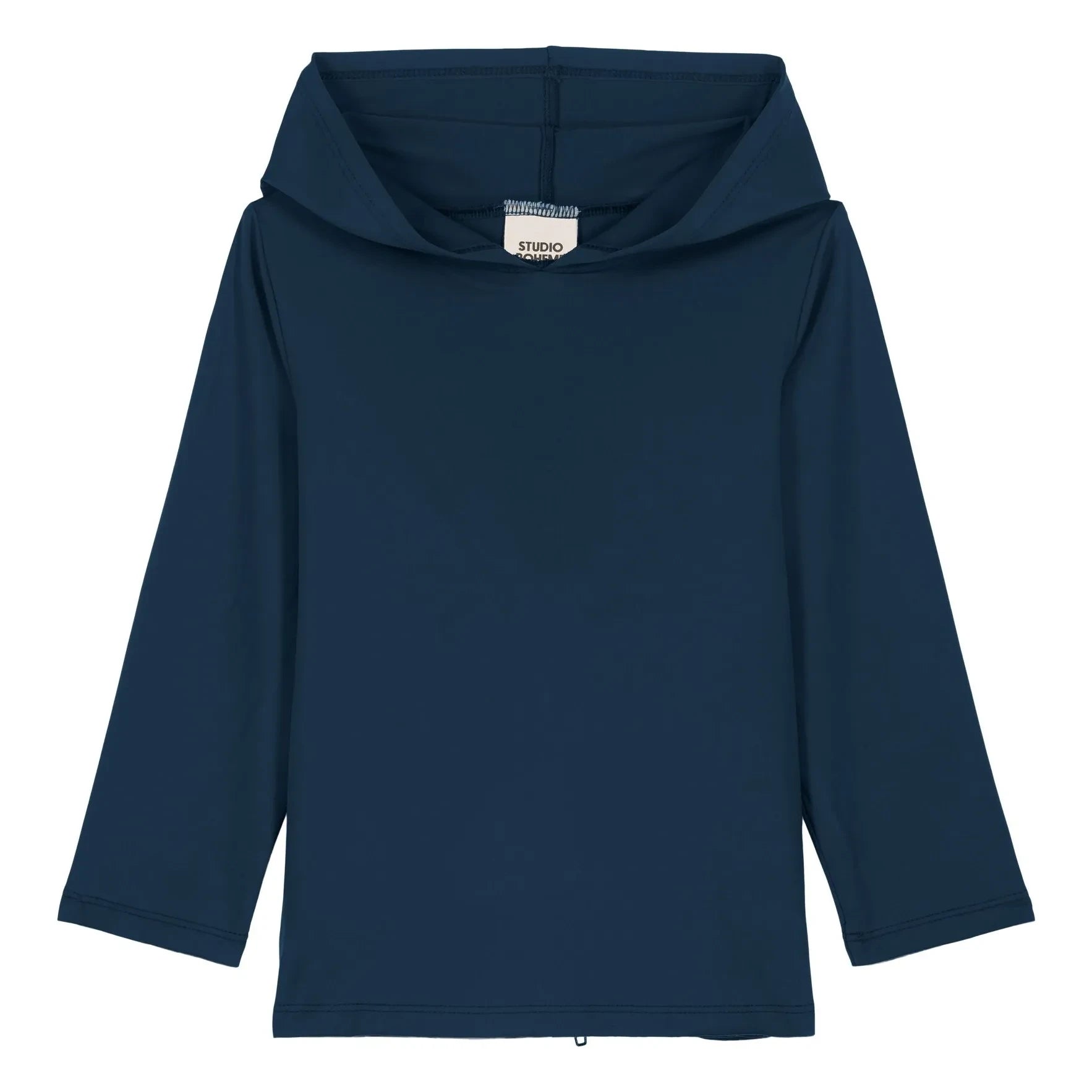 Studio Bohème - Anti-UV Hooded T-shirt | Navy Blue