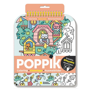 Poppik - Cosy Home Silinebilir Boyama Kitabı | Çok Renkli