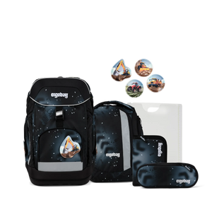 Ergobag - School Backpack Set Maxi Cementbear