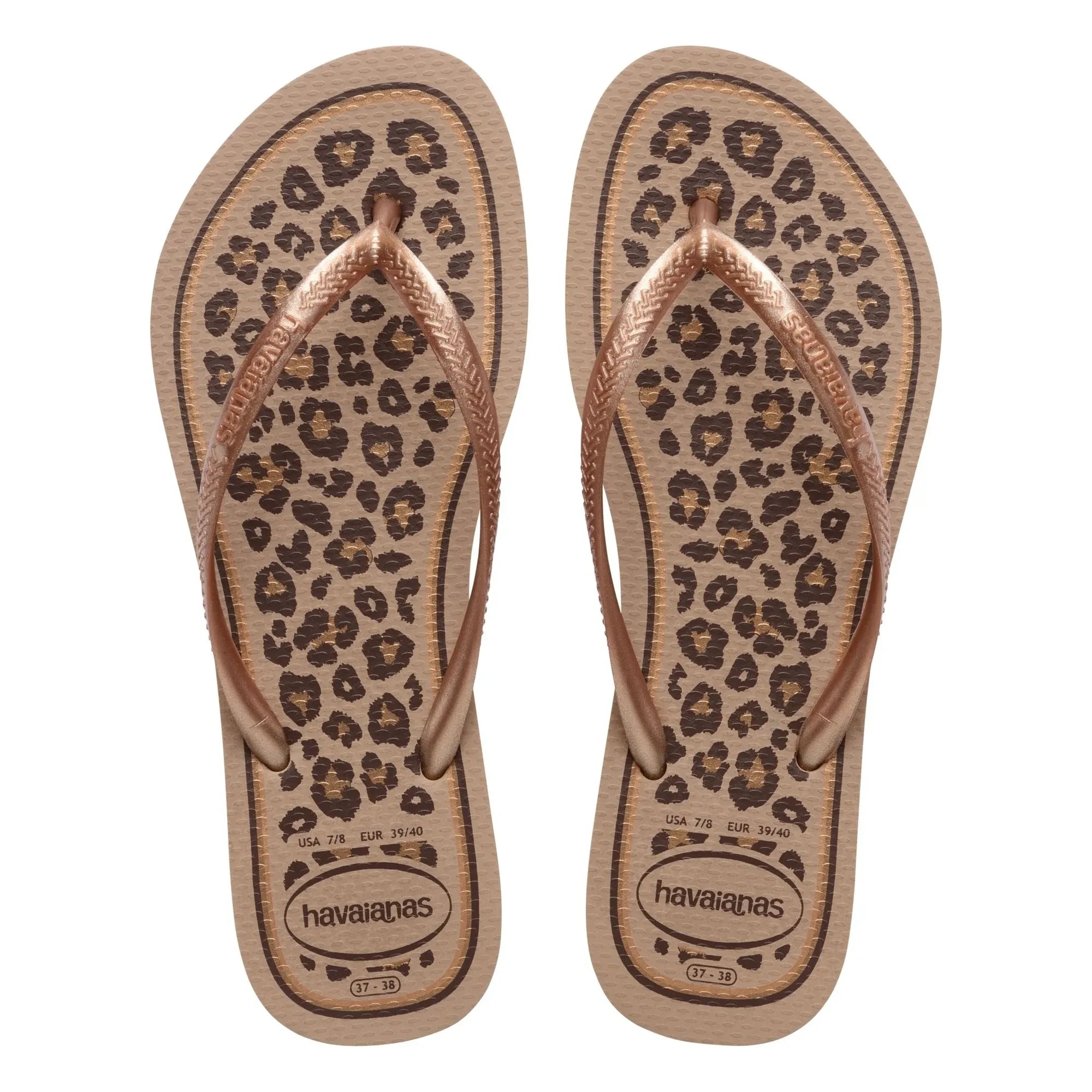 Havaianas - Slim Animals Parmak Arası Terlik | Pembe Altın