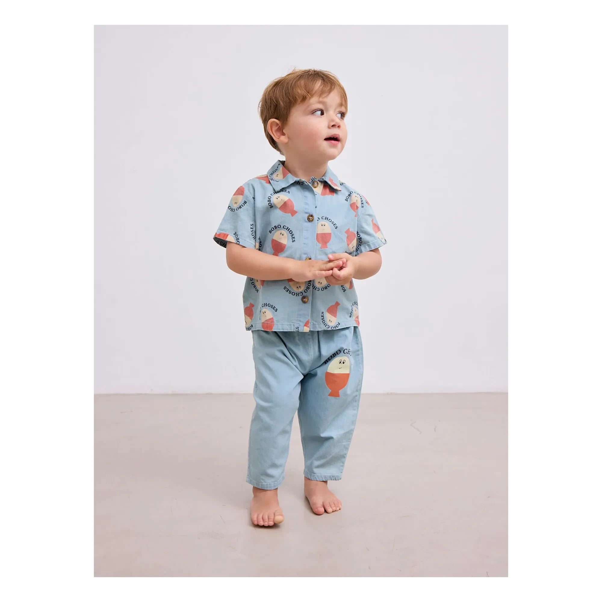 Bobo Choses - Bobo Denim Hafif Pantolon | Açık mavi