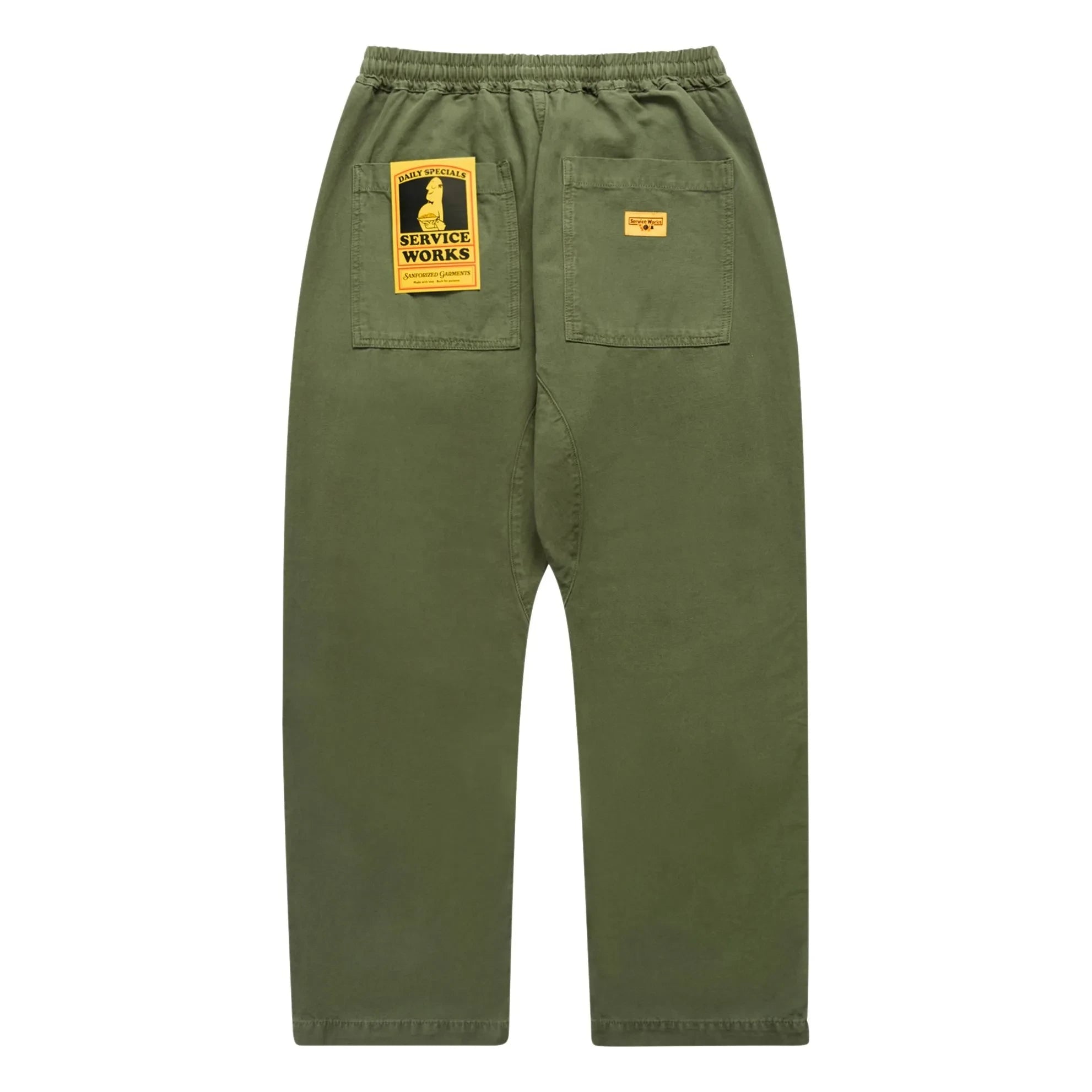 Service Works – Klassische Kochhose aus Bio-Baumwolle | Khaki