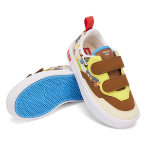 Hello Hossy - San Francisco Scratch Detailed Sneakers | Brown