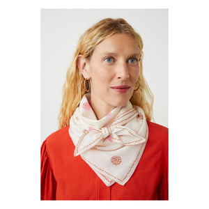 Moismont - Pearl Scarf N°820 Cotton | White