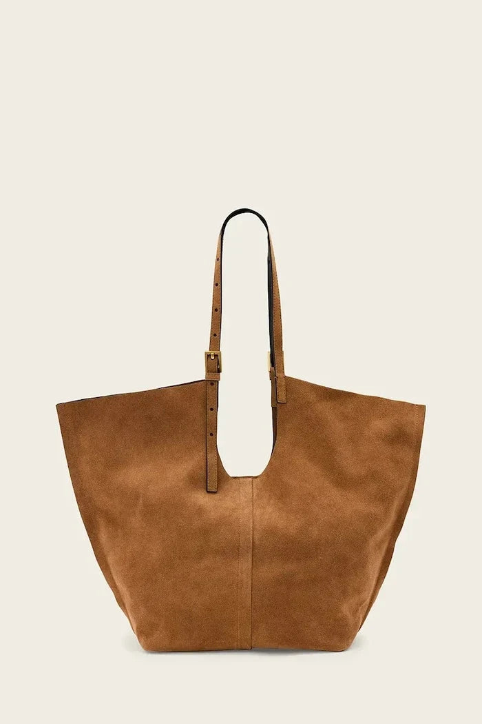 AllSaints kadın süet shopper çanta ARA