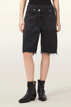 AllSaints Kadın Denim Kısa Şort AKI