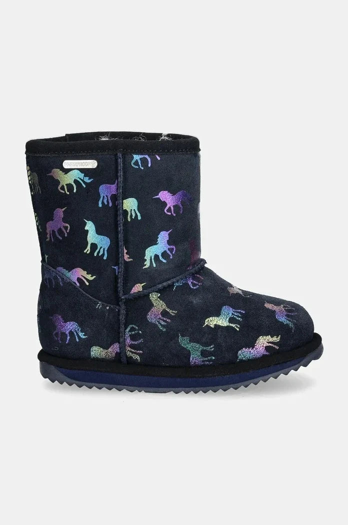 Emu Australia Rainbow Unicorn Brumby Çocuk Süet Bot