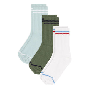 Petit Bateau - 3 Pairs of Sports Socks | Green