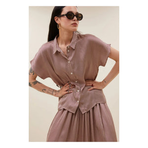By Bar - Karly Striped Shirt | Red