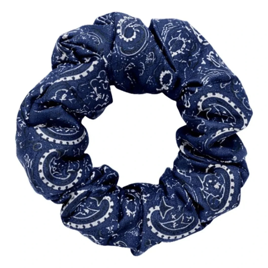 Emily's Pillow - Chouchou Seidenbandana - Medium | Blau